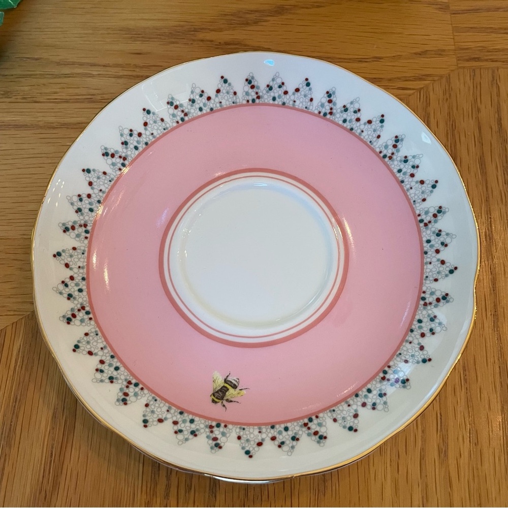 Anthropologie x Yvonne Ellen Rosé Teacup and Saucer Set - Picture 4 of 5